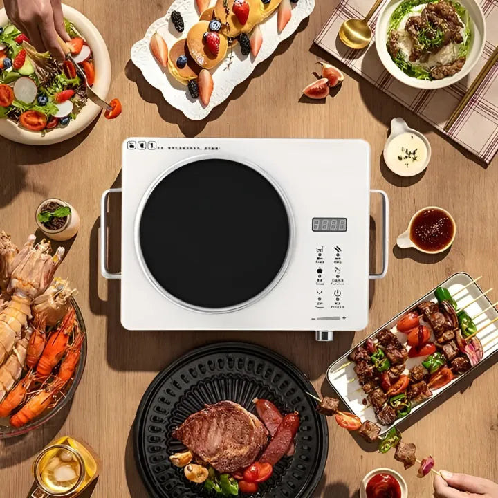 KUCHBHI GROPA 3500W Electric Stove – Portable Infrared Ceramic Cooker with Touch Control