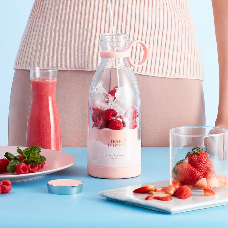 FreshBlend™ Portable Mini Blender – 350ml | USB Rechargeable Personal Blender