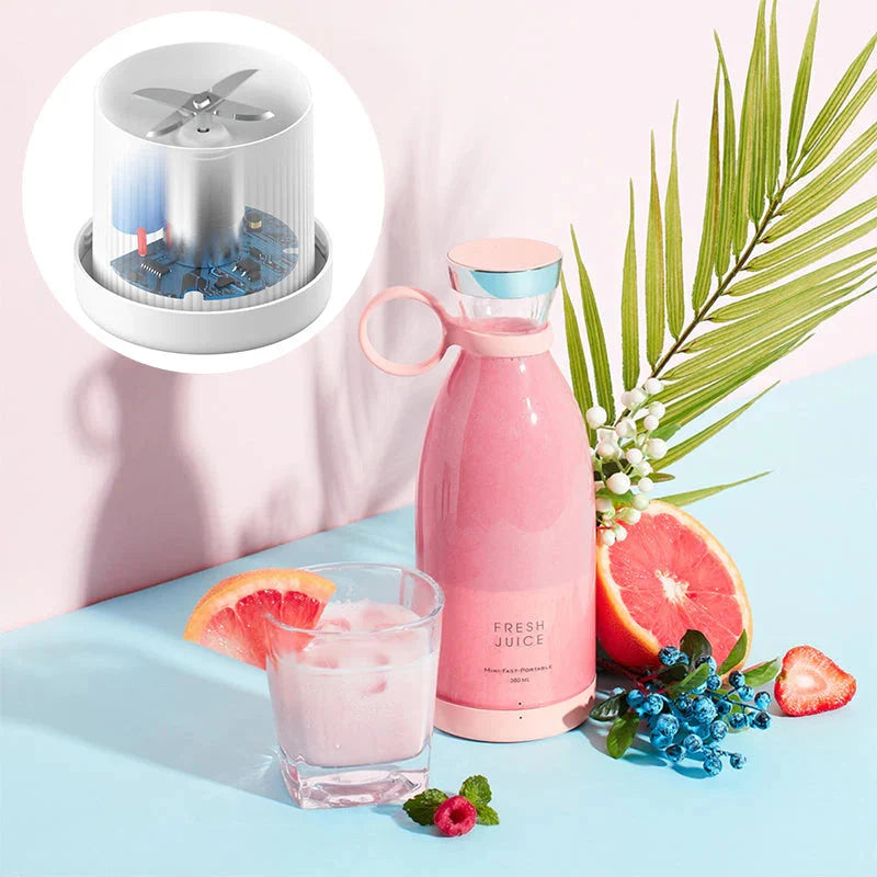 FreshBlend™ Portable Mini Blender – 350ml | USB Rechargeable Personal Blender